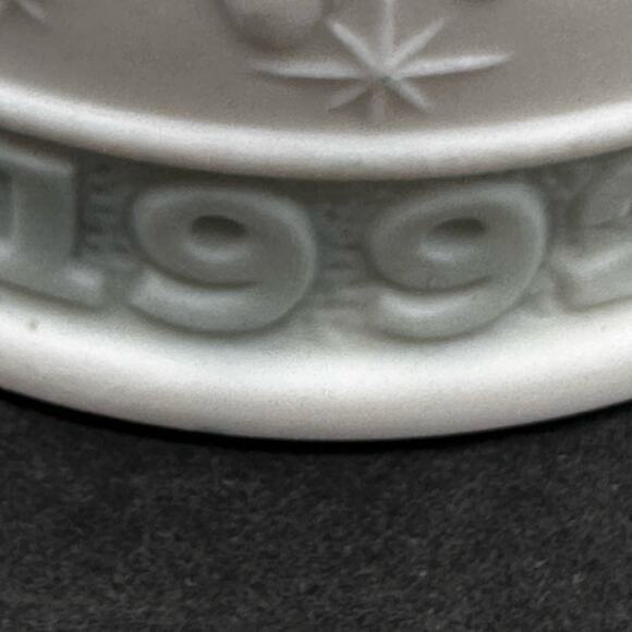 LLadro Christmas Holiday ornament 1992 Bell signature year - Picture 9 of 9